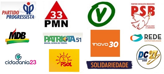 Esses são os partidos que não possuem vereadores em seus quadros na capital maranhense: PP, PSB, Cidadania, MDB, PV, Patriota, PMN, Solidariedade, Psol, DC, Novo e Rede.