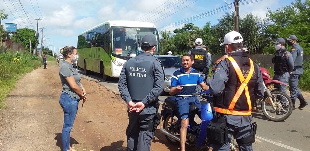 Prefeita Talita acompanha as ações...