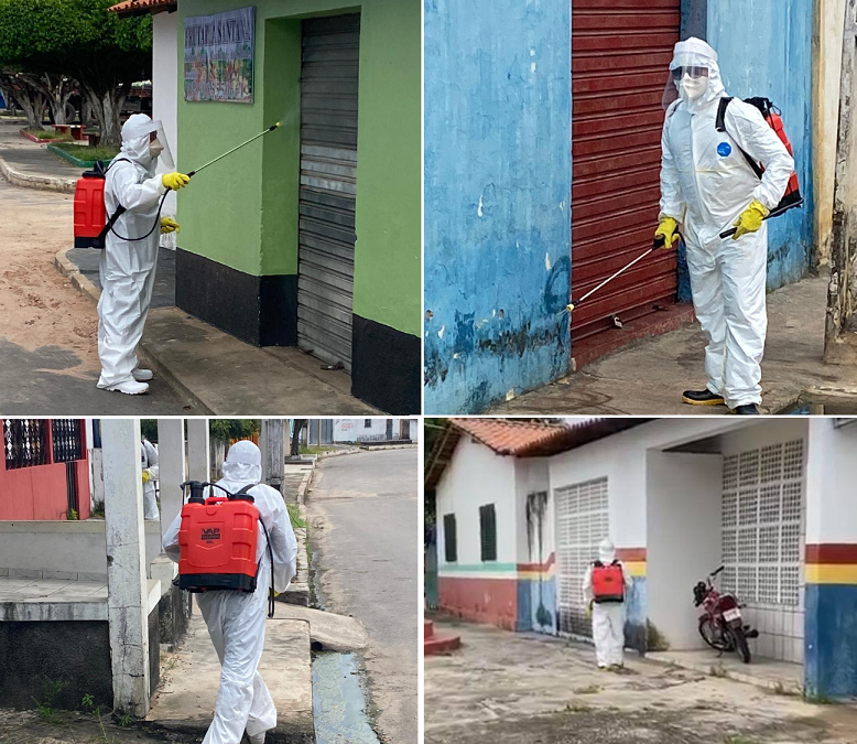 O trabalho está sendo realizado por técnicos da Secretaria Municipal de Saúde.