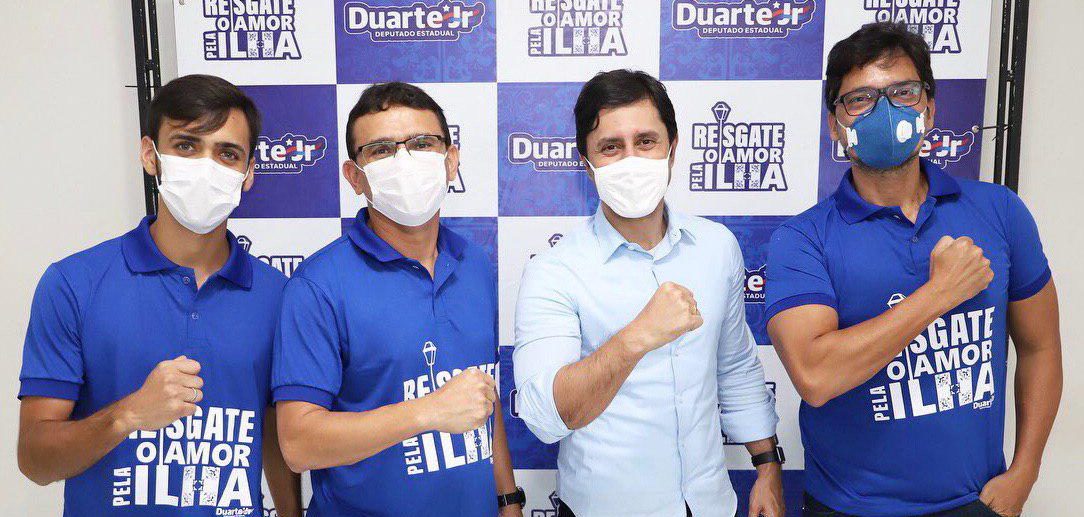 Enos Ferreira e seu grupo declararam apoio à candidatura de Duarte Júnior, o que fortalece seu nome na base do governo e na Assembleia de Deus