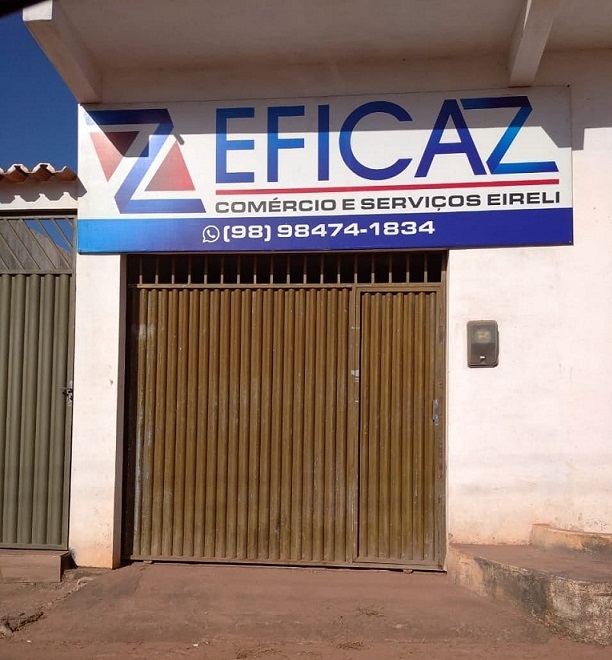 "Sede" da empresa Eficaz, tudo de fachada na cidade de Mirinzal...