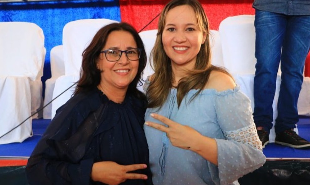 Detinha e Deusinha, durante Convenção...