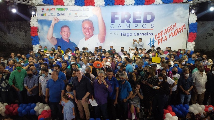 Convenção de Fred reuniu cinco mil pessoas no Maiobão...