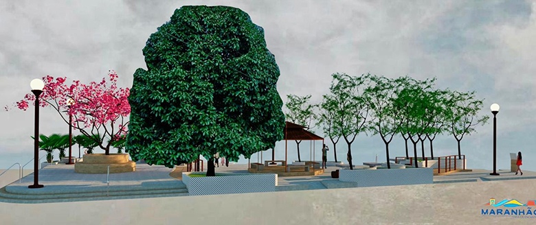 Obra prevê restauração de equipamento urbano e plantio de árvores (Imagem ilustrativa)