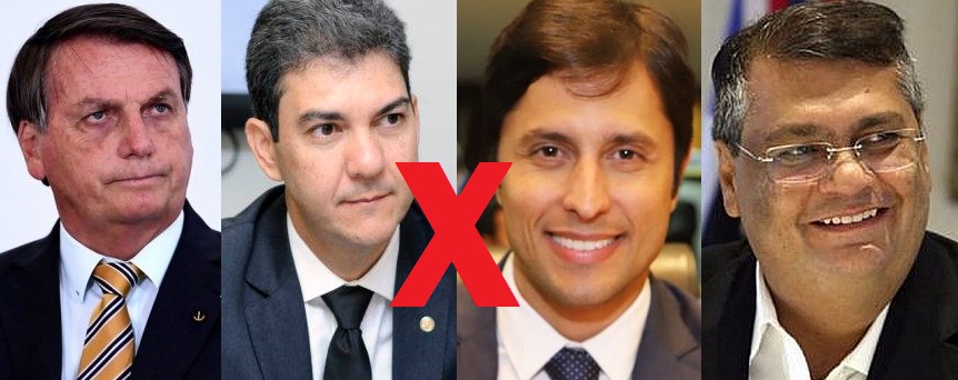 Bolsonaro é apoiador de Braide e Dino de Duarte, neste segundo turno em São Luís...