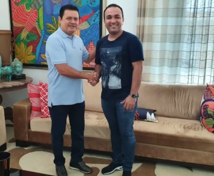 Gilsásio Brito e o prefeito eleito Rigo Teles...