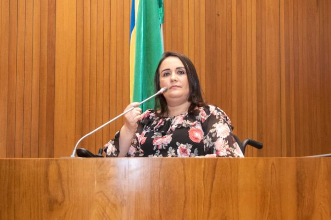 Deputada na Tribuna da ALEMA...