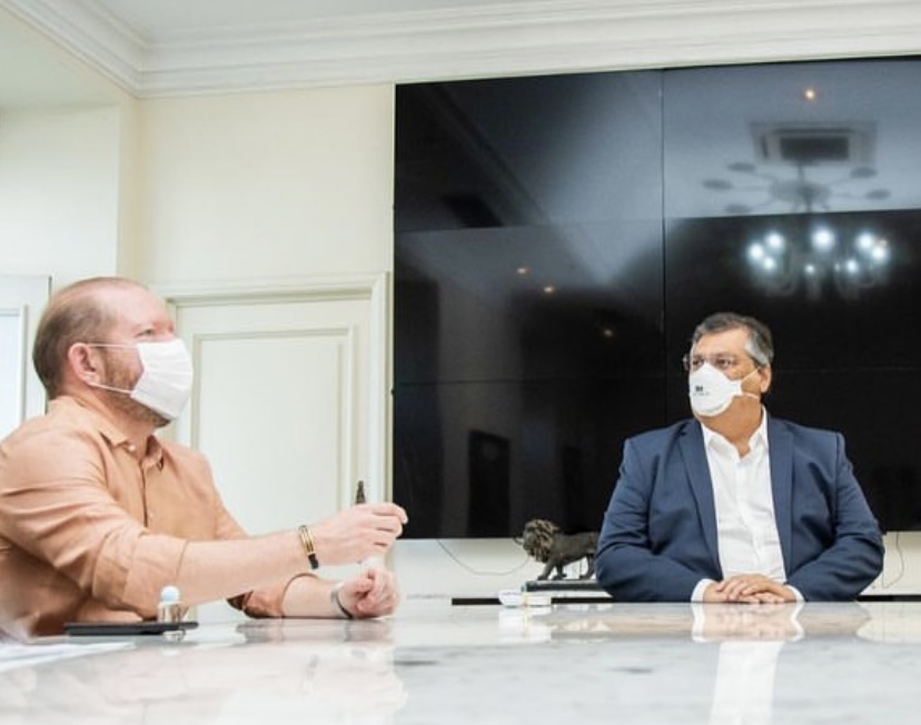 Othelino em audiência nos últimos dias com o governador Flávio Dino no Palácio dos Leões.