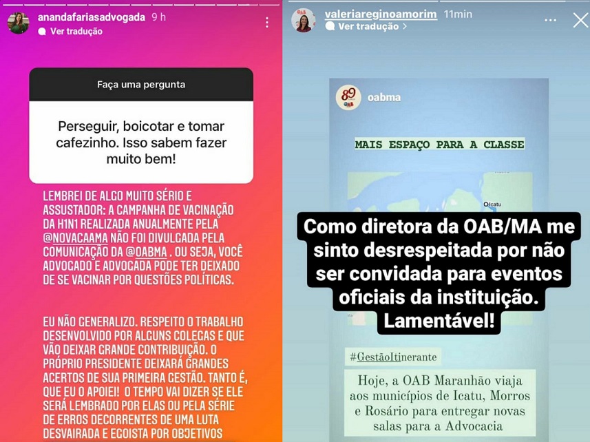 Secretária Geral Ananda Farias e a Secretária Adjunta, Valéria Regino, denunciaram boicotes típicos de um tirano prestes a ser deposto.