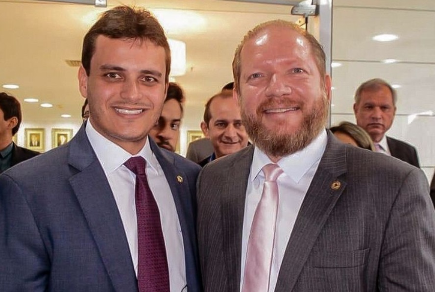 Presidente e vice da Assembleia, Othelino e Glaubert, respectivamente...