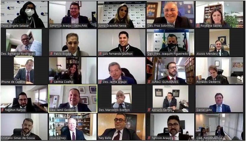 Posse de Anna Graziella aconteceu por videoconferência...