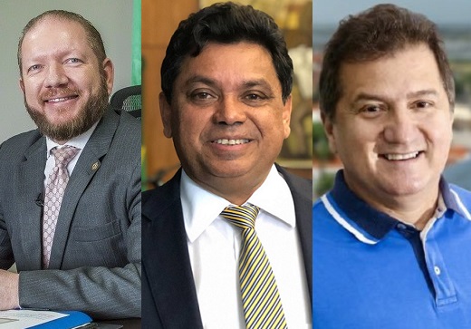 Othelino, Jerry e Simplicio podem compor chapa com Dino ao senado em 2022...