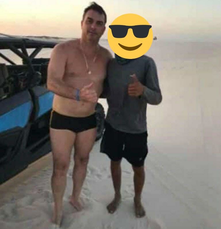 Senador Flávio Bolsonaro nos Lençóis maranhenses...