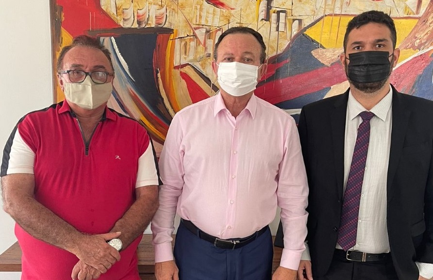 Fábio, o vice-governador Bradão e o vereador Barbosa Lages...