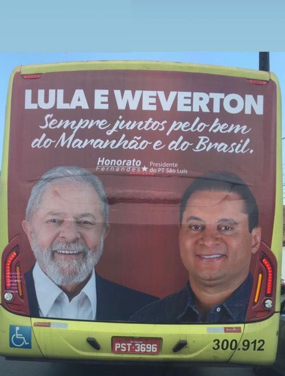 Sem o apoio do PT e nem de Lula, Weverton cria uma "forçação" de barra e tenta colar sua imagem ao do ex-presidente...