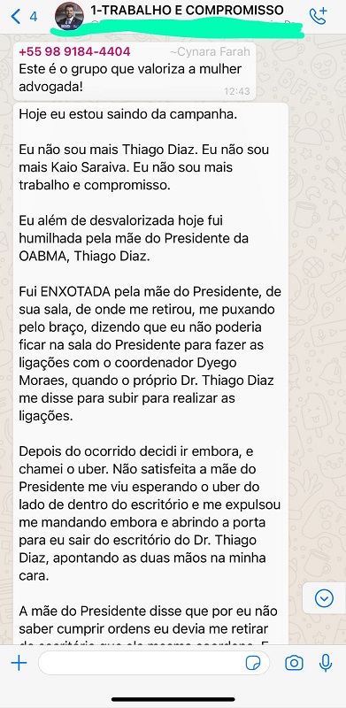 Desabafo veio por meio das redes sociais...