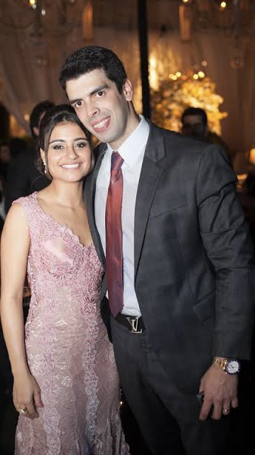 Gustavo Amorim e sua esposa, Rafaela Sarney.