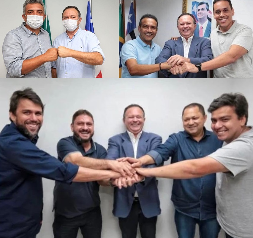 Dois do PDT e um do PTB, os três prefeitos apoiavam Weverton Rocha, mas agora estão com Brandão...