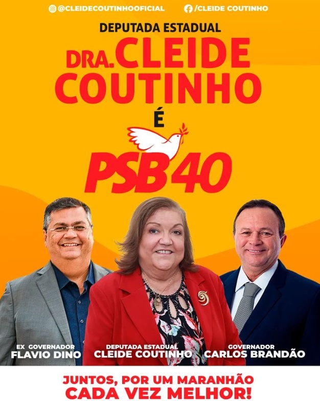 Deputada anunciou filiação do PSB por meio das redes sociais...