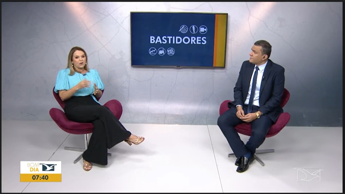Maura declarou apoio a Weverton durante entrevista ao quadro Bastidores, do Bom Dia Maranhão...