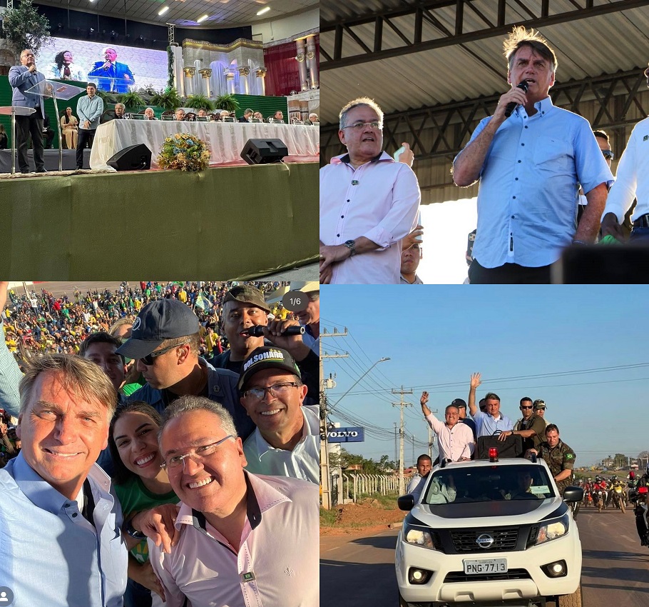 Senador maranhense esteve ao lado de Bolsonaro durante os dois dias que ele esteve no Maranhão...