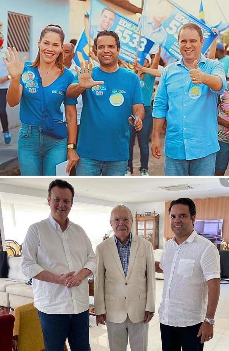 Edivaldo é aliado da família Sarney nestas eleições, mas aponta para Flávio Dino e Brandão...