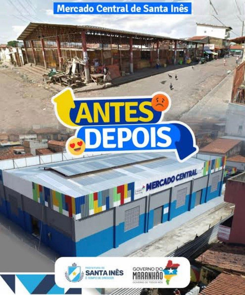 Mercado que Roberto Rocha alega está em péssimas condições foi inaugurado no mês de março pela prefeitura e governo do Estado…