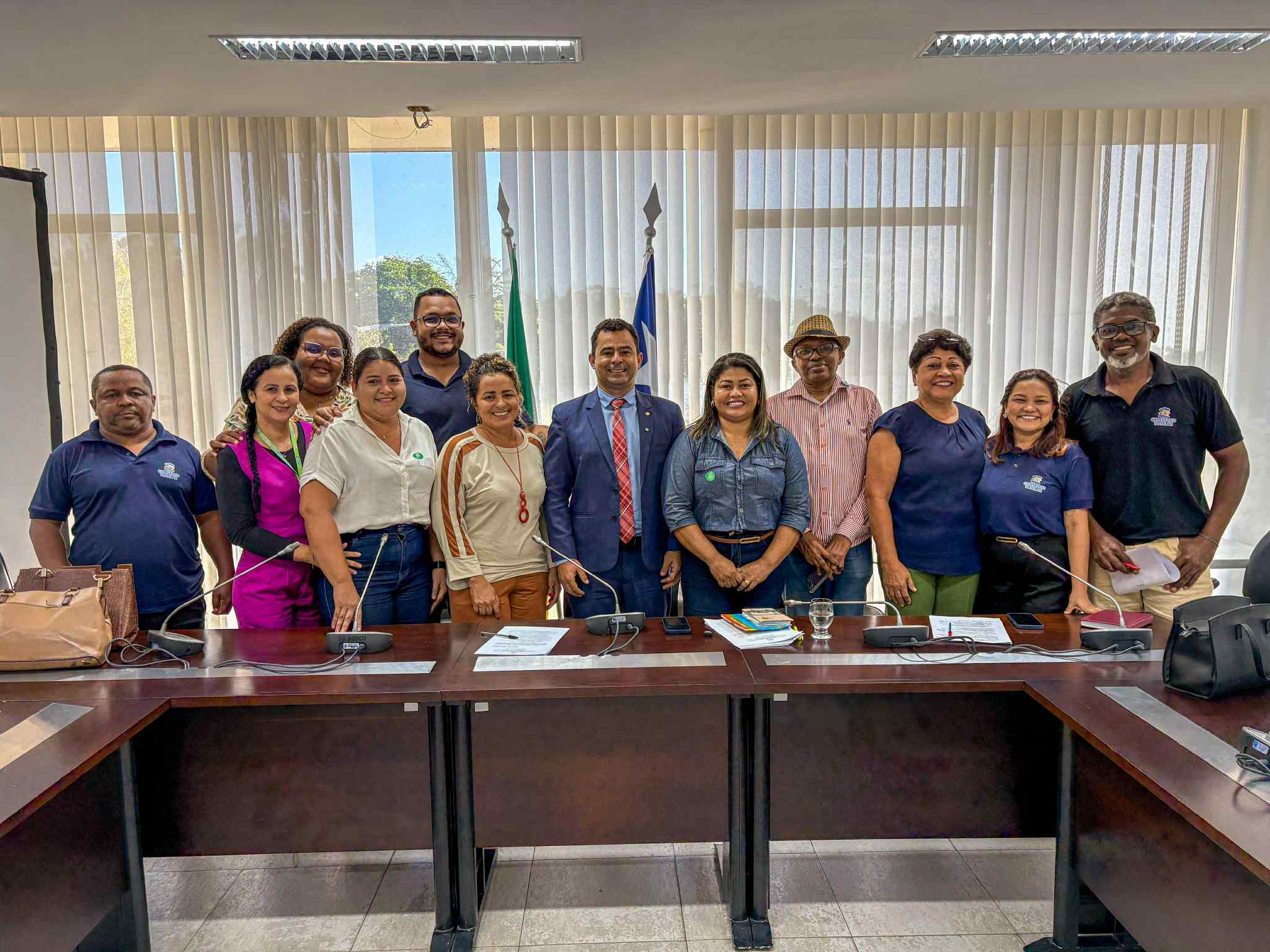 Conselheiros Tutelares da Ilha de São Luís com o deputado Eric.