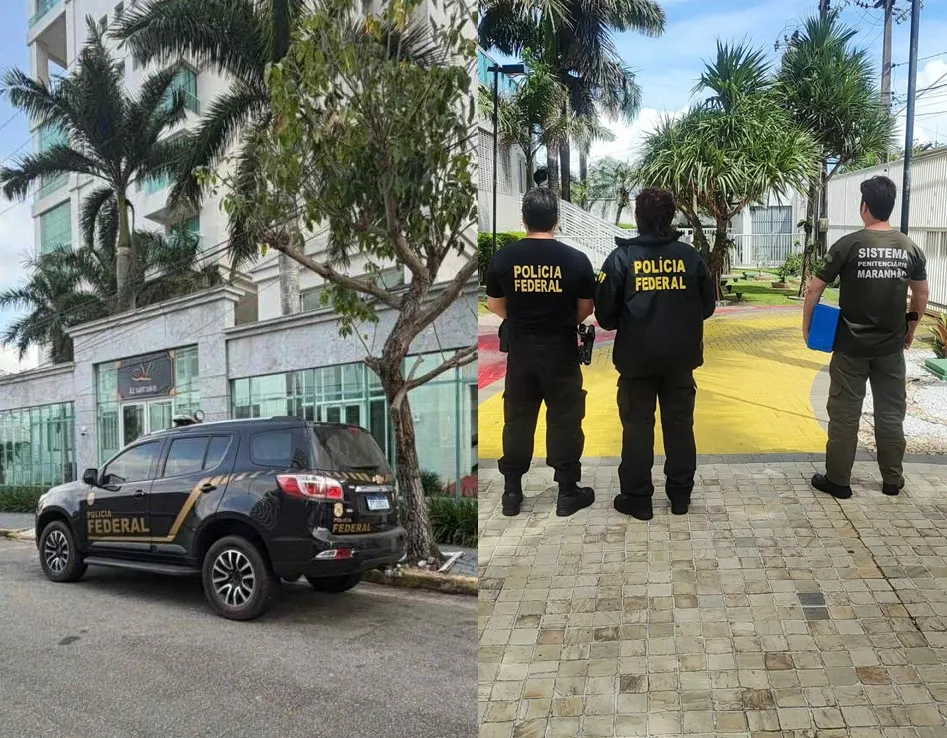 Policiais Federais e um agente da SEAP foram até o Île Saint Louis colocar tornozeleira em Edson Araújo.