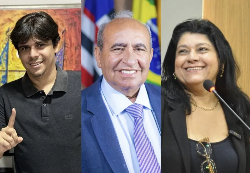 Severino Sales, Francisco Chaguinhas e Karla Sarney.