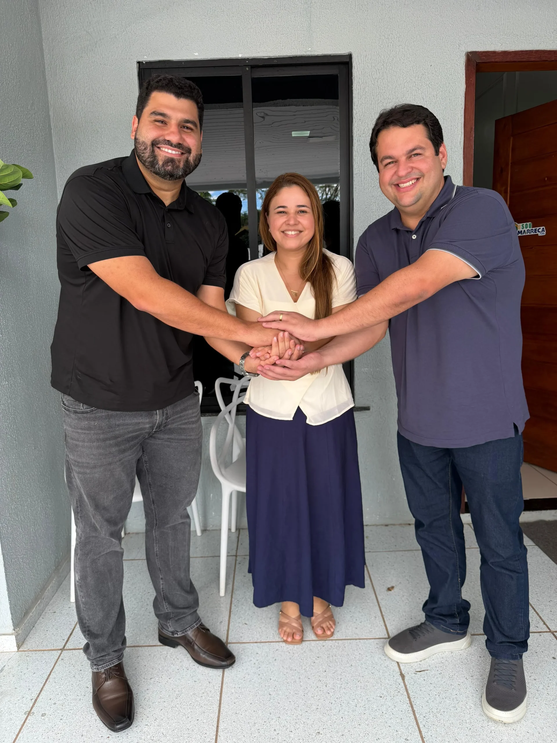 Prefeito Fillipe Marreca, declarou oficialmente apoio a pré-candidato a deputada estadual Vanessa Marreca, esposa do prefeito de Santa Luzia, Juscelino Marreca.