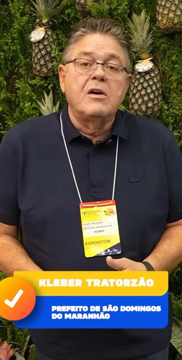 Kleber Tratorzão, prefeito de São Domingos do Maranhão.