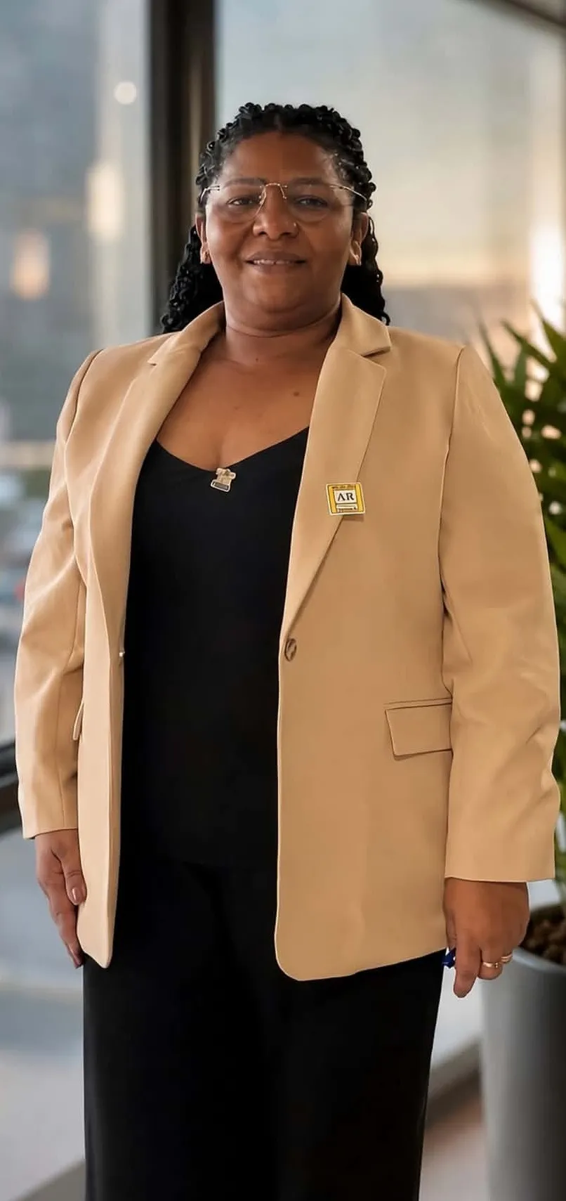 Prefeita Elcilene Pinheiro Pereira dos Santos, conhecida como “Professora Cici”.