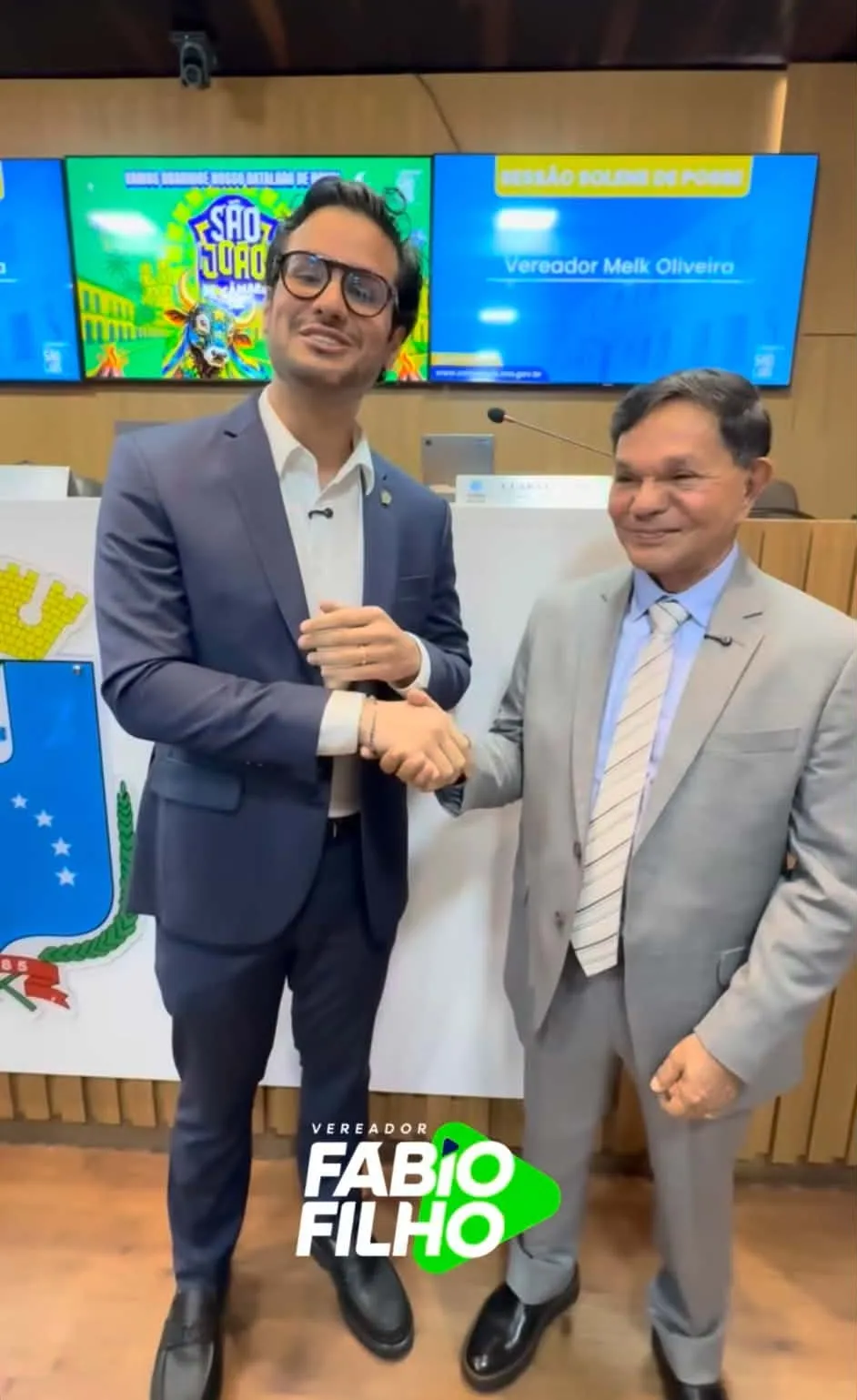 Melk Oliveira assume cadeira de Fábio Filho na Câmara Municipal de São Luís