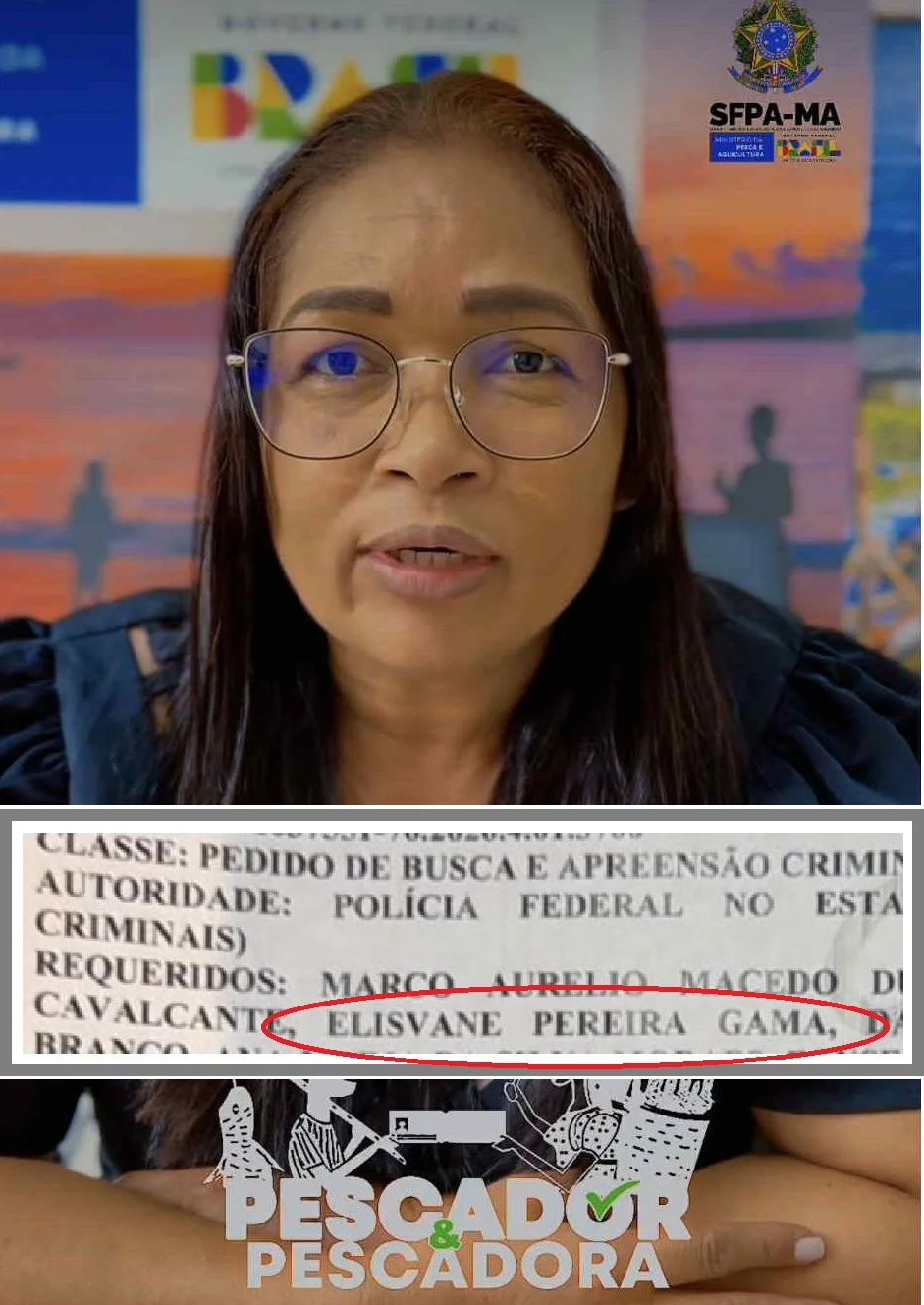 Irmã da Senadora Eliziana Gama também é alvo da “Operação Indefeso, com o objetivo de desarticular uma organização criminosa suspeita de fraudar a concessão do benefício do Seguro Defeso.